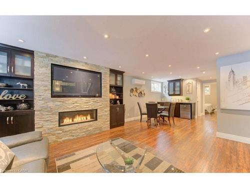 67 Inwood Crescent, Kitchener, ON - Indoor Photo Showing Living Room With Fireplace