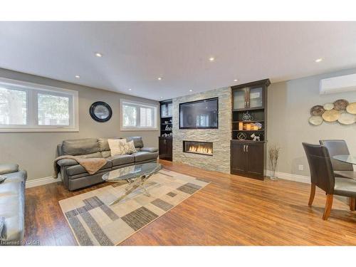 67 Inwood Crescent, Kitchener, ON - Indoor Photo Showing Living Room With Fireplace