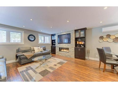 67 Inwood Crescent, Kitchener, ON - Indoor Photo Showing Living Room With Fireplace