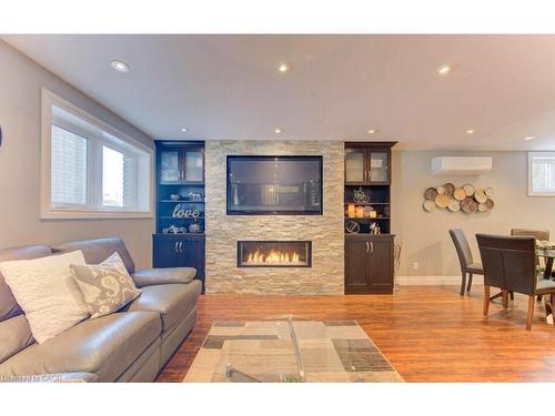 67 Inwood Crescent, Kitchener, ON - Indoor Photo Showing Living Room With Fireplace