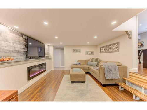 67 Inwood Crescent, Kitchener, ON - Indoor Photo Showing Living Room With Fireplace