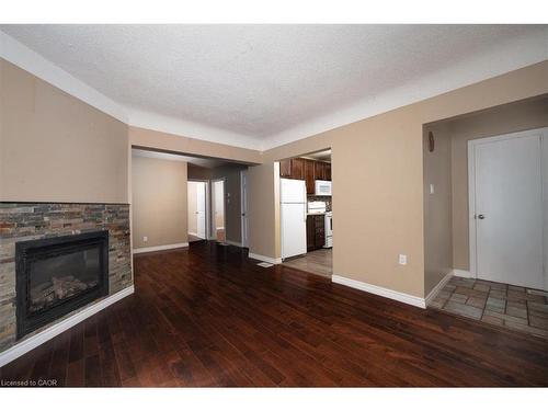 47 Cloverhill Road, Hamilton, ON - Indoor Photo Showing Living Room With Fireplace