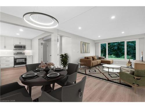 Upper-206 Shelley Drive, Kitchener, ON - Indoor Photo Showing Dining Room