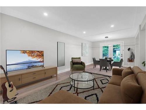 Upper-206 Shelley Drive, Kitchener, ON - Indoor Photo Showing Living Room