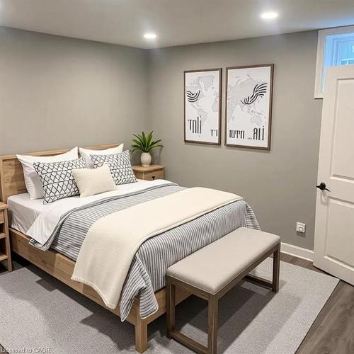 Bsmt-44 Mcclellan Road, Caledon, ON - Indoor Photo Showing Bedroom