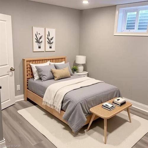 Bsmt-44 Mcclellan Road, Caledon, ON - Indoor Photo Showing Bedroom