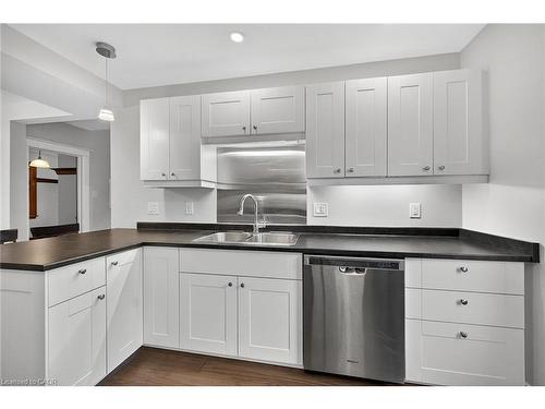 266 Wexford Avenue S, Hamilton, ON - Indoor Photo Showing Kitchen With Double Sink