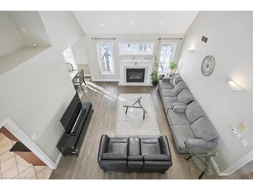 629 Burning Bush Road, Waterloo, ON - Indoor Photo Showing Living Room With Fireplace