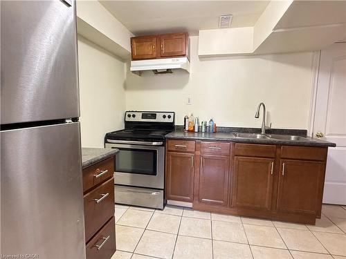 B-61 Eby Street, Kitchener, ON - Indoor Photo Showing Kitchen With Double Sink