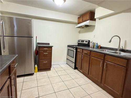 B-61 Eby Street, Kitchener, ON - Indoor Photo Showing Kitchen With Double Sink
