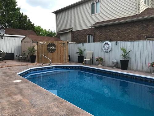 122 Grand River Boulevard, Kitchener, ON - Outdoor With In Ground Pool With Backyard