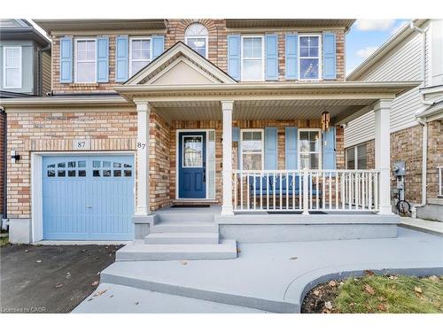 87 Fletcher Circle, Cambridge, ON - Outdoor With Deck Patio Veranda With Facade