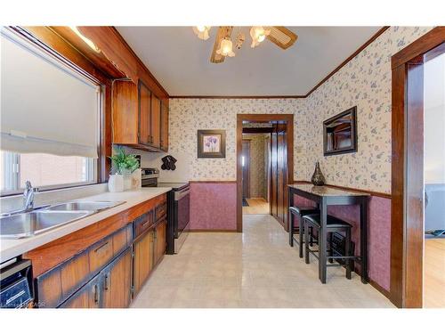 160 Glasgow Street, Kitchener, ON - Indoor Photo Showing Kitchen With Double Sink