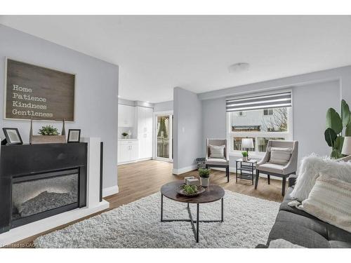 79 Winding Meadow Court, Kitchener, ON - Indoor Photo Showing Living Room With Fireplace