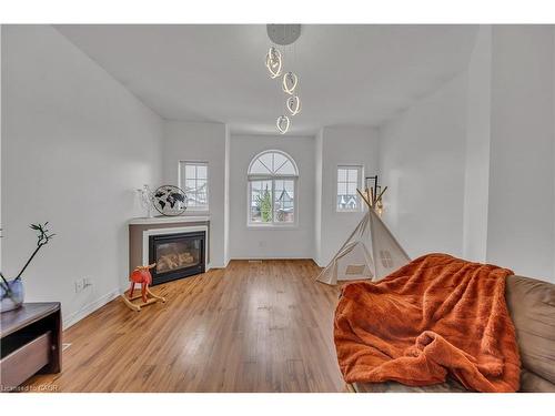 35 Templewood Drive, Kitchener, ON - Indoor Photo Showing Living Room With Fireplace