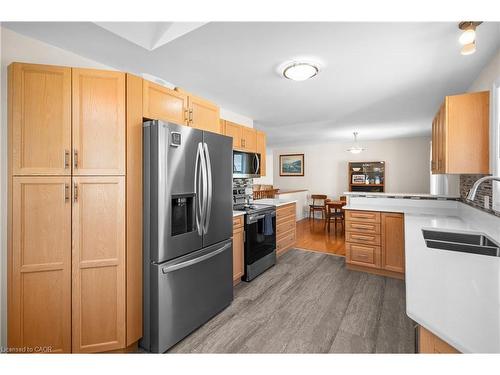 193 Glenariff Drive, Hamilton, ON - Indoor Photo Showing Kitchen With Double Sink