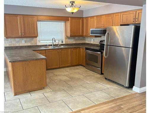 51 Sophia Crescent, Kitchener, ON - Indoor Photo Showing Kitchen With Double Sink