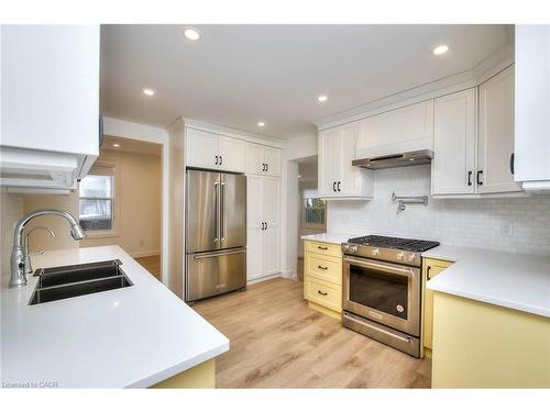2 Esson Street, Kitchener, ON - Indoor Photo Showing Kitchen With Stainless Steel Kitchen With Double Sink
