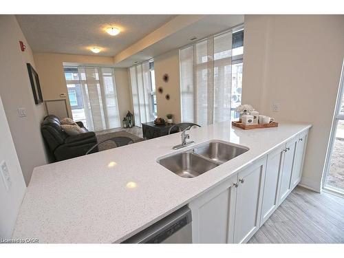 108-10 Concord Place, Grimsby, ON - Indoor Photo Showing Kitchen With Double Sink