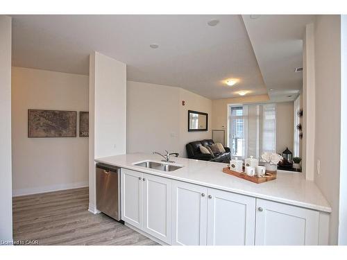 108-10 Concord Place, Grimsby, ON - Indoor Photo Showing Kitchen With Double Sink