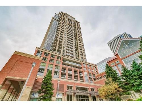 701-4080 Living Arts Drive, Mississauga, ON - Outdoor With Balcony With Facade