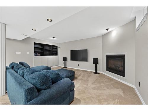 51 Hickory Crescent, Grimsby, ON - Indoor Photo Showing Living Room With Fireplace