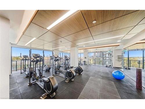 3911-20 Shore Breeze Drive, Toronto, ON - Indoor Photo Showing Gym Room