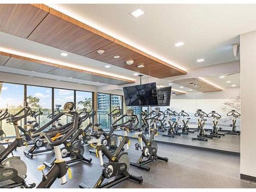3911-20 Shore Breeze Drive, Toronto, ON - Indoor Photo Showing Gym Room