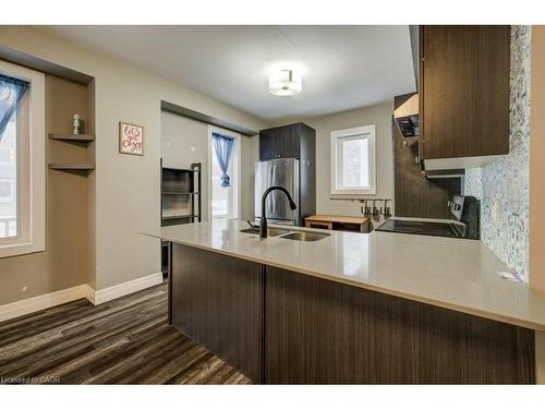 52 Chapel Street, Kitchener, ON - Indoor Photo Showing Kitchen With Double Sink
