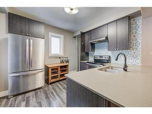 52 Chapel Street, Kitchener, ON - Indoor Photo Showing Kitchen With Double Sink