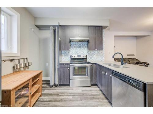 52 Chapel Street, Kitchener, ON - Indoor Photo Showing Kitchen With Double Sink