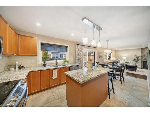 1351 Mcguffin Gate, Milton, ON - Indoor Photo Showing Kitchen With Double Sink With Upgraded Kitchen