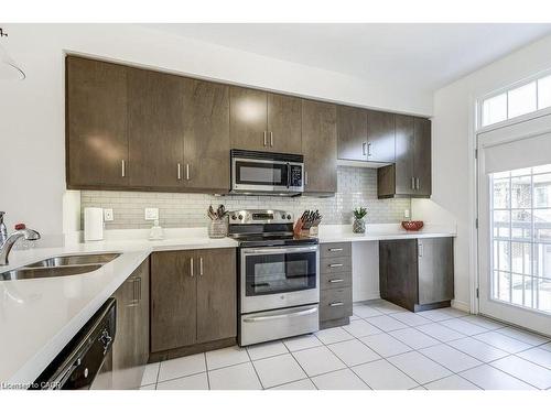 2362 Treversh Common, Burlington, ON - Indoor Photo Showing Kitchen With Stainless Steel Kitchen With Double Sink