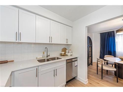 60-62 Delawana Drive, Hamilton, ON - Indoor Photo Showing Kitchen With Double Sink
