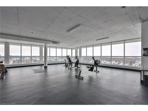 1706-375 King Street N, Waterloo, ON - Indoor Photo Showing Gym Room