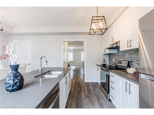 12 Rapids Lane, Hamilton, ON - Indoor Photo Showing Kitchen With Double Sink With Upgraded Kitchen