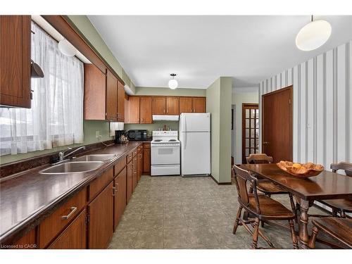 356 Cranbrook Drive, Hamilton, ON - Indoor Photo Showing Kitchen With Double Sink