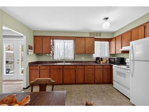 356 Cranbrook Drive, Hamilton, ON - Indoor Photo Showing Kitchen With Double Sink