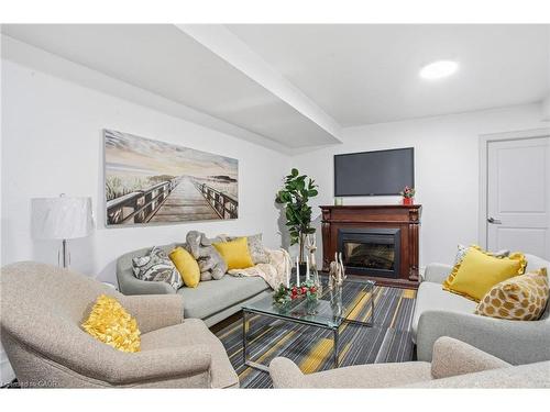 34 Indiana Road W, Hagersville, ON - Indoor Photo Showing Living Room With Fireplace