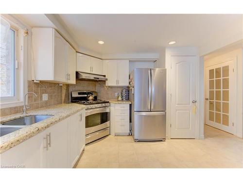 447 Brigantine Drive, Waterloo, ON - Indoor Photo Showing Kitchen With Double Sink