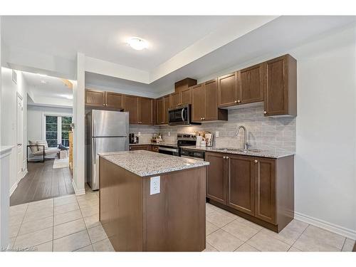 21-383 Dundas Street E, Waterdown, ON - Indoor Photo Showing Kitchen With Double Sink