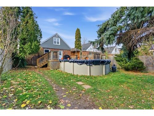 89 Erin Avenue, Hamilton, ON - Outdoor With Above Ground Pool With Backyard