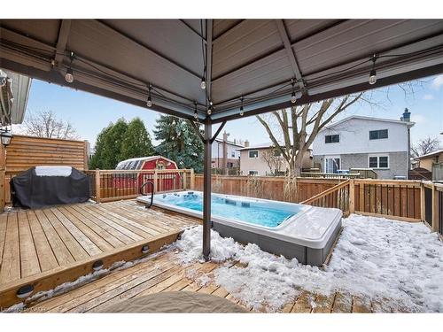 71 Royaledge Way, Hamilton, ON - Outdoor With Above Ground Pool With Deck Patio Veranda With Exterior