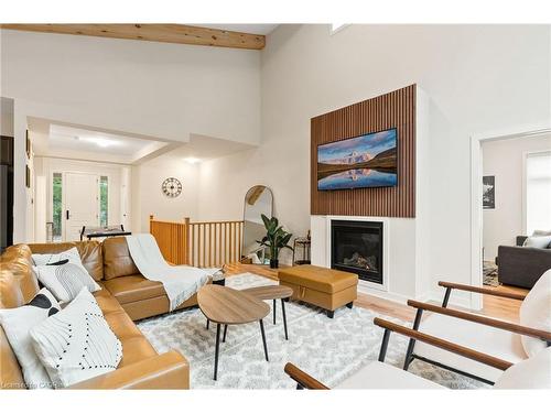1049 Greensview Drive, Huntsville, ON - Indoor Photo Showing Living Room With Fireplace