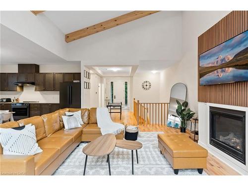 1049 Greensview Drive, Huntsville, ON - Indoor Photo Showing Living Room With Fireplace