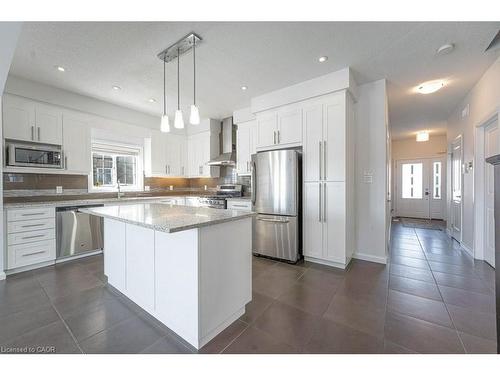 249 Buttonbush Street, Waterloo, ON - Indoor Photo Showing Kitchen With Stainless Steel Kitchen With Upgraded Kitchen