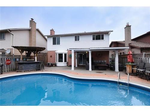 448 Acadia Drive, Hamilton, ON - Outdoor With In Ground Pool With Deck Patio Veranda With Exterior
