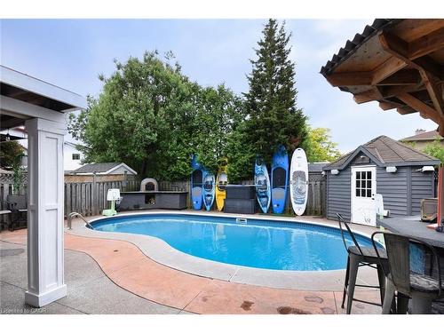 448 Acadia Drive, Hamilton, ON - Outdoor With In Ground Pool With Exterior