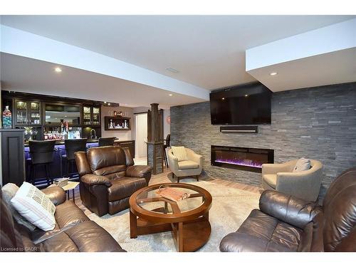 116 Grindstone Way, Hamilton, ON - Indoor With Fireplace
