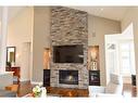 116 Grindstone Way, Hamilton, ON  - Indoor Photo Showing Living Room With Fireplace 